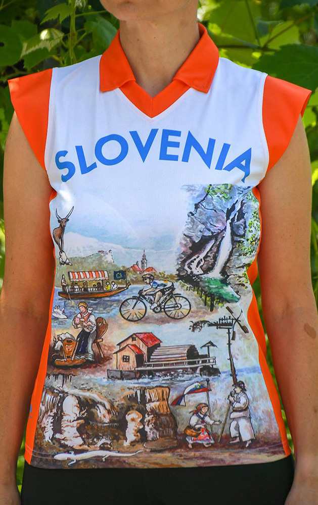 vivid cycling jesrey ladies cut Slovenia