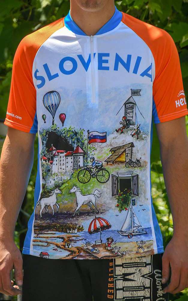colorful gents cycling jersey Slovenia