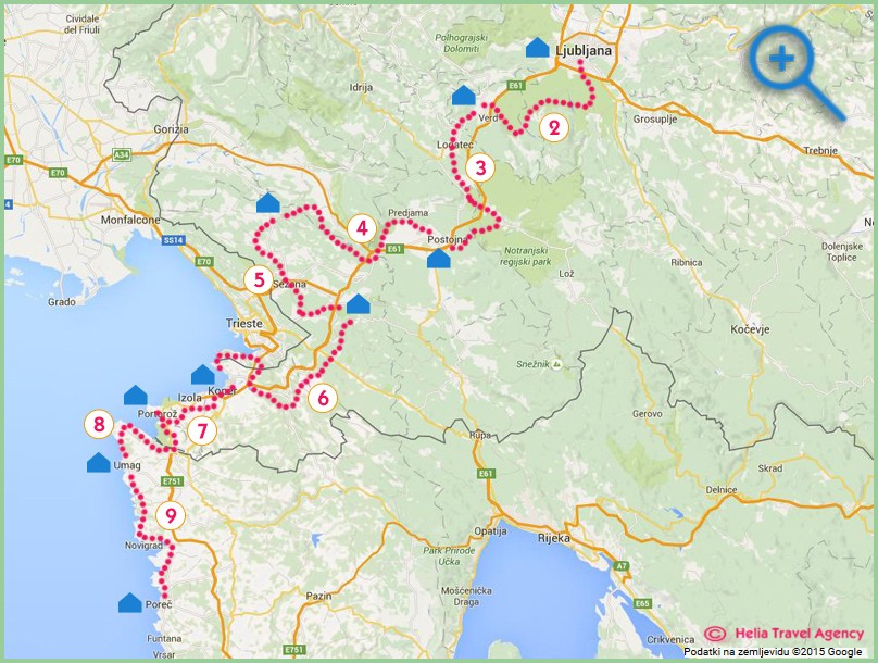 Self-guided cycling tours in Slovenia